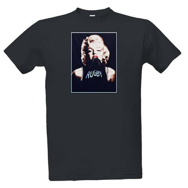 Tričko s potiskem Marilyn Monroe RUGBY